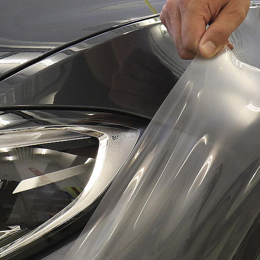 Pellicola Di Protezione Della Vernice Avvolgente Bianca Per Il Transito Di Auto - Foto 2
